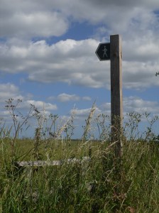 Footpath sign