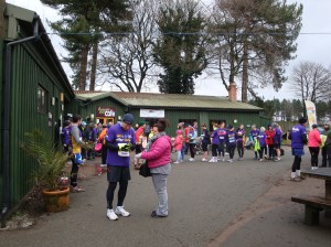 Queue for the ladies - thankfully, I had just been...